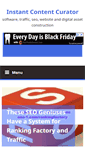 Mobile Screenshot of instantcontentcurator.com